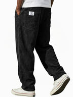 Lewis | Women's Relaxed Fit Corduroy Trousers, Sophisticated Everyday Trousers | My Sweet Wardrobe