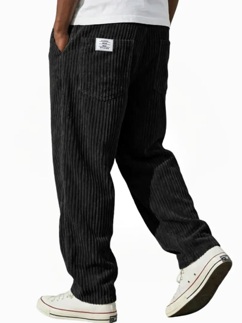Lewis | Women's Relaxed Fit Corduroy Trousers, Sophisticated Everyday Trousers | My Sweet Wardrobe