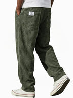 Lewis | Women's Relaxed Fit Corduroy Trousers, Sophisticated Everyday Trousers | My Sweet Wardrobe