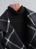 Lison | Women's Checked Wool Coat, Tailored Autumn Coat | My Sweet Wardrobe