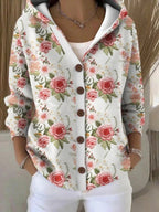 Loane | Women's Button Hooded Cardigan, Warm Everyday Jumper | My Sweet Wardrobe