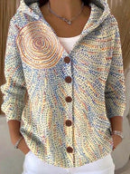 Loane | Women's Button Hooded Cardigan, Warm Everyday Jumper | My Sweet Wardrobe