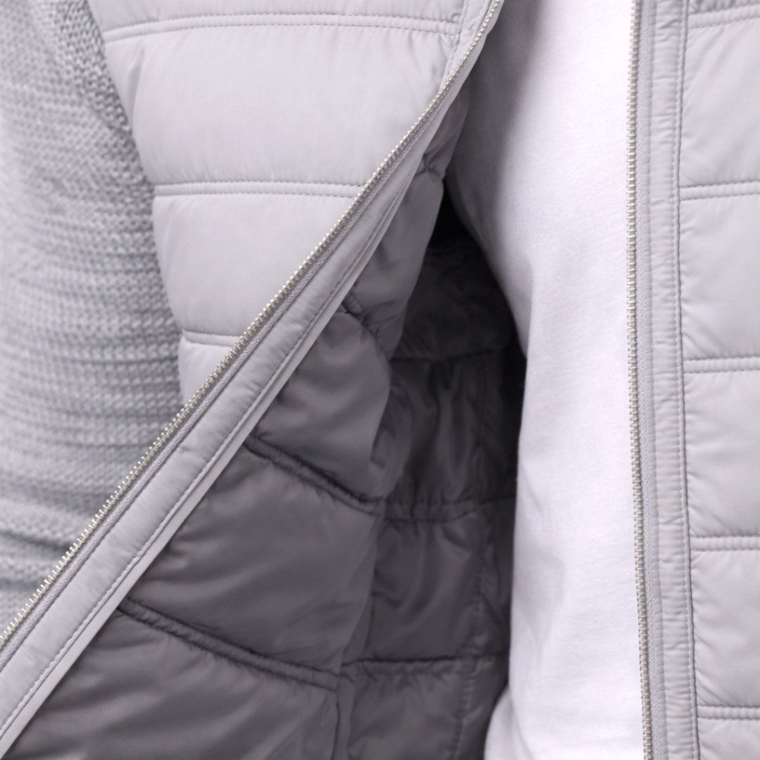 Logan | Men's Quilted Padded Jacket, Structured Everyday Jacket | My Sweet Wardrobe