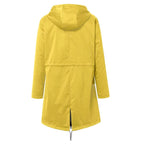 Lorraine | Women's Hooded Lightweight Raincoat, Water-Resistant Windproof Coat | My Sweet Wardrobe