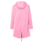Lorraine | Women's Hooded Lightweight Raincoat, Water-Resistant Windproof Coat | My Sweet Wardrobe