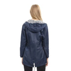 Lorraine | Women's Hooded Lightweight Raincoat, Water-Resistant Windproof Coat | My Sweet Wardrobe | Pink