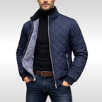 Lothar | Men's Quilted Jacket with Warming Function, Autumn Quilted Jacket | My Sweet Wardrobe | Navy Blue