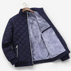 Lothar | Men's Quilted Jacket with Warming Function, Autumn Quilted Jacket | My Sweet Wardrobe | Navy Blue