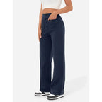 Lottie | Women's High-Waist Stretch Trousers, Comfortable Everyday Trousers | My Sweet Wardrobe