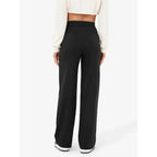 Lottie | Women's High-Waist Stretch Trousers, Comfortable Everyday Trousers | My Sweet Wardrobe