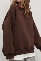 Lucienne | Women's Oversized Round-Neck Sweatshirt, Relaxed Fit Jumper | My Sweet Wardrobe