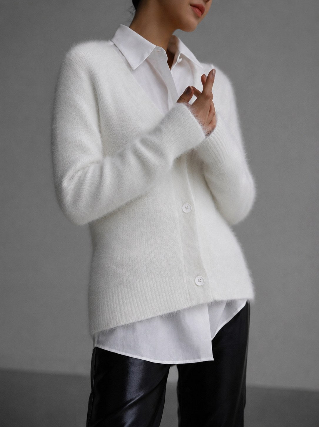 Lucile | Women's Oversized Button-Up Cardigan, Relaxed Knit Cardigan | My Sweet Wardrobe