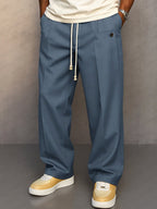 Lukas | Men's Trousers with Relaxed Fit and Freedom of Movement, Casual Everyday Trousers | My Sweet Wardrobe | Khaki