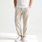 Lucas | Men's Linen Trousers, Loose Fit with Drawstring, Summer Trousers | My Sweet Wardrobe