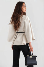 Delphine | Women's Oversized Wool Winter Coat, Cape Sleeve Jacket | My Sweet Wardrobe