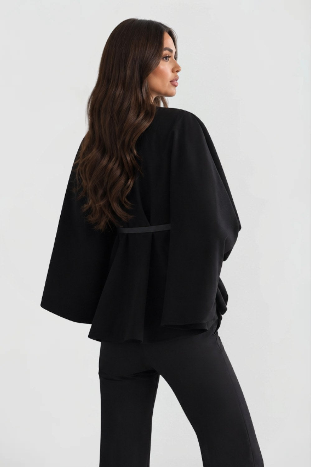Delphine | Women's Oversized Wool Winter Coat, Cape Sleeve Jacket | My Sweet Wardrobe
