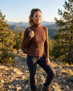 Madeleine | Women's Ribbed Turtleneck Jumper, Textured Knit Sweater | My Sweet Wardrobe