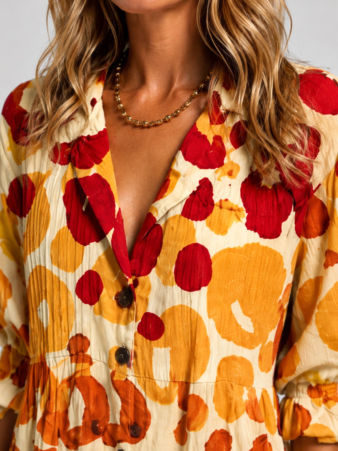 Maisie | Women's Printed Shirt Dress, Relaxed-Fit Everyday Dress | My Sweet Wardrobe | Blue