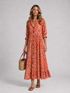 Maisie | Women's Printed Shirt Dress, Relaxed-Fit Everyday Dress | My Sweet Wardrobe