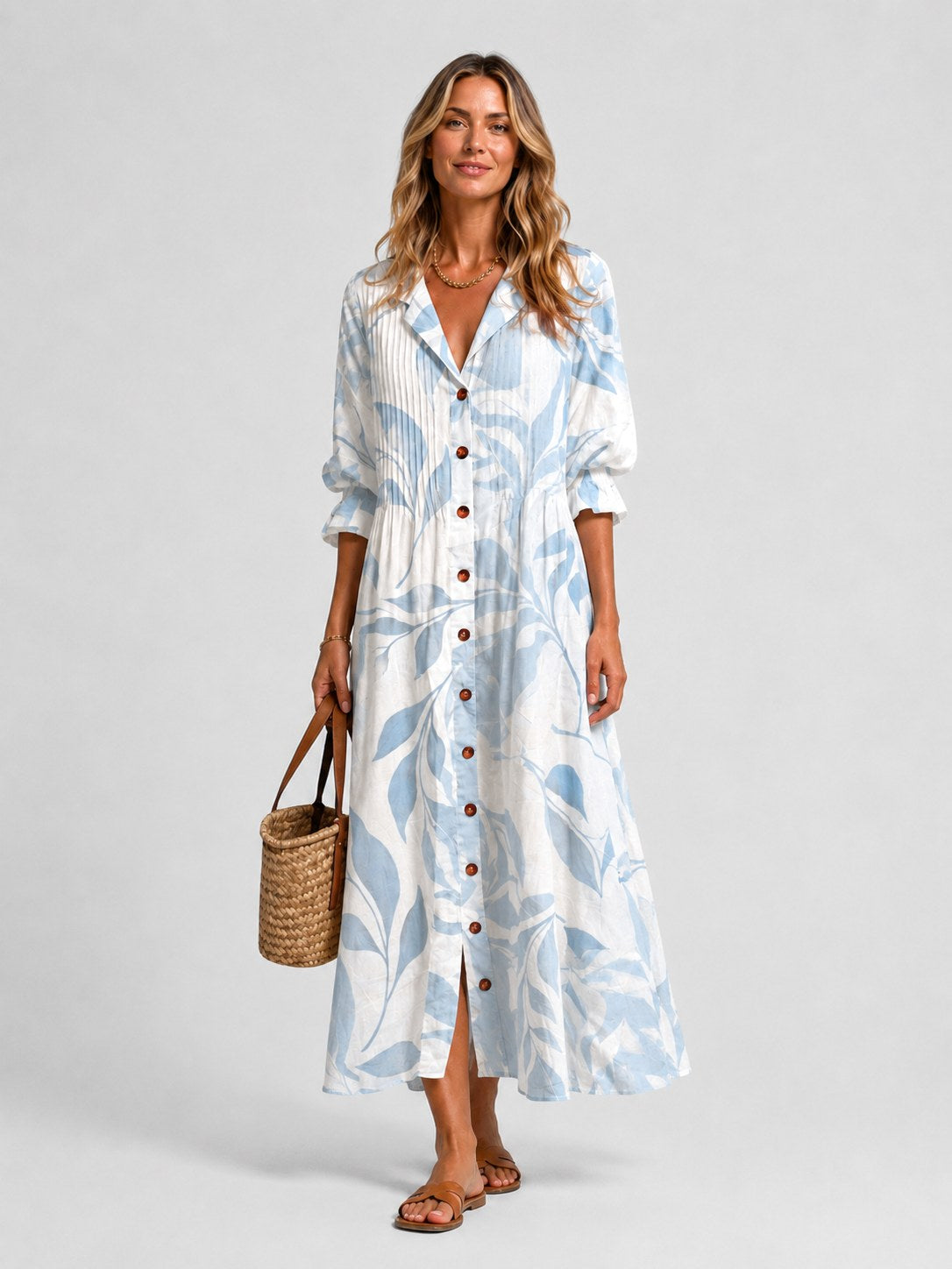 Maisie | Women's Printed Shirt Dress, Relaxed-Fit Everyday Dress | My Sweet Wardrobe