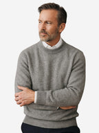 Malcolm | Men's Cashmere Pullover Jumper, Lightweight Knit Jumper | My Sweet Wardrobe