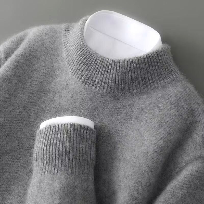 Malcolm | Men's Cashmere Pullover Jumper, Lightweight Knit Jumper | My Sweet Wardrobe