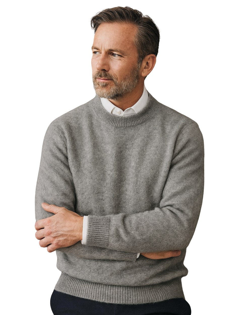 Malcolm | Men's Cashmere Pullover Jumper, Lightweight Knit Jumper | My Sweet Wardrobe