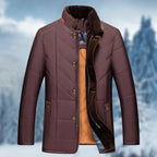 Manfred | Men's Winter Jacket with Water-Resistant Material, Functional Autumn Jacket | My Sweet Wardrobe | Blue