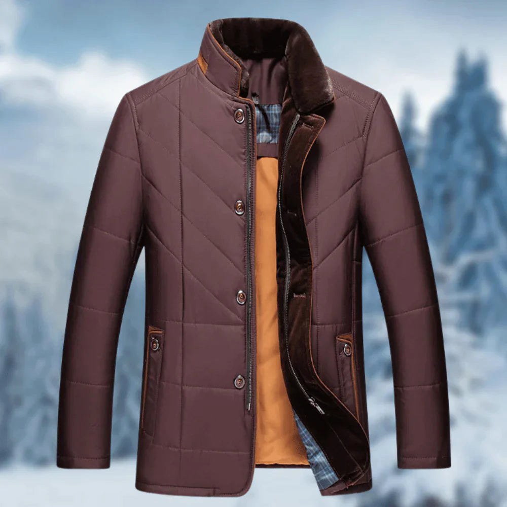 Manfred | Men's Winter Jacket with Water-Resistant Material, Functional Autumn Jacket | My Sweet Wardrobe | Blue