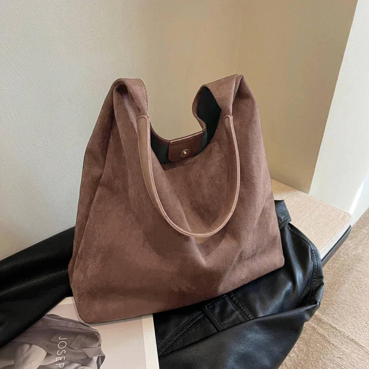 Manon | Women's Relaxed Shoulder Tote Bag, Spacious Travel Tote | My Sweet Wardrobe | Green