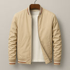 Martin | Lightweight Bomber Jacket with Contrast Details; Sporty Transitional Jacket | My Sweet Wardrobe
