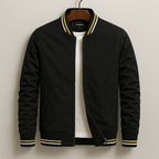 Martin | Lightweight Bomber Jacket with Contrast Details; Sporty Transitional Jacket | My Sweet Wardrobe