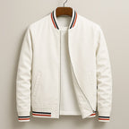 Martin | Lightweight Bomber Jacket with Contrast Details; Sporty Transitional Jacket | My Sweet Wardrobe