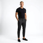 Mark | Men's Windowpane-Pattern Trousers – Elegant Business Trousers | My Sweet Wardrobe