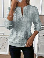 Margot | Women's Quarter-Zip Knit Jumper, Cosy Everyday Jumper | My Sweet Wardrobe