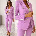 Marion | Women's Slim-Fit Two-Piece Blazer Suit – Elegant Trouser Suit | My Sweet Wardrobe