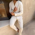 Marcus | Men's Two-Piece Set with Polo Shirt and Pants, Lightweight Set | My Sweet Wardrobe