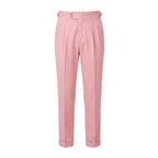 Mason | Men's Double-Pleat High-Waist Trousers, Tailored Tapered Trousers | Dressific