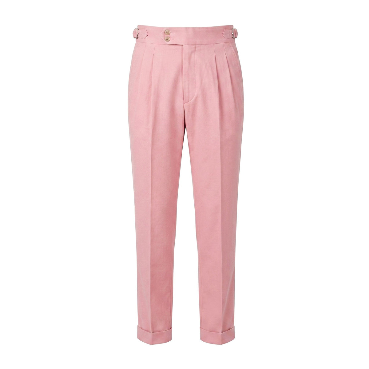 Mason | Men's Double-Pleat High-Waist Trousers, Tailored Tapered Trousers | Dressific