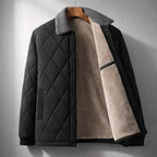 Mason | Men's Quilted Fleece Jacket, Warm Autumn Jacket | My Sweet Wardrobe