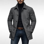 Matthias | Men's Jacket with Water-Resistant Surface, Modern Autumn Jacket | My Sweet Wardrobe | Grey