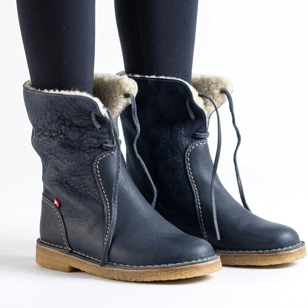 Melanie | Women's Waterproof Fur-Lined Winter Boots, Slip-On Winter Boots | My Sweet Wardrobe