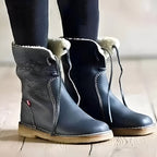 Melanie | Women's Waterproof Fur-Lined Winter Boots, Slip-On Winter Boots | My Sweet Wardrobe