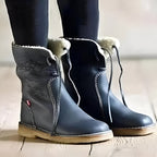 Melanie | Women's Waterproof Fur-Lined Winter Boots, Slip-On Winter Boots | My Sweet Wardrobe