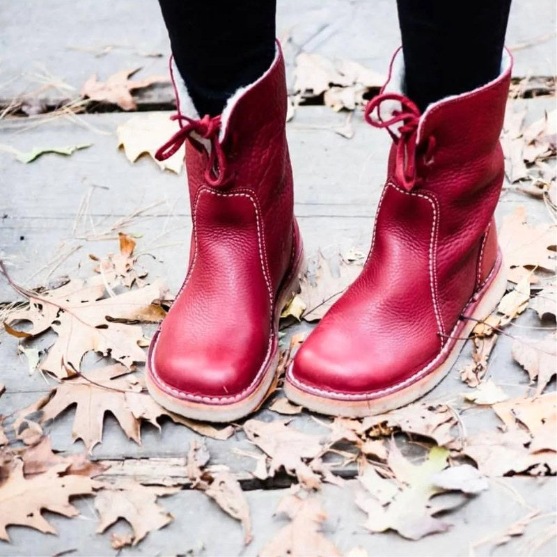 Melanie | Women's Waterproof Fur-Lined Winter Boots, Slip-On Winter Boots | My Sweet Wardrobe