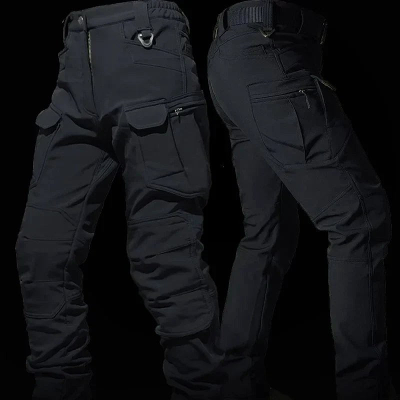 Michael | Men's Waterproof Thermal Suit with Multiple Pockets, Functional Autumn Tracksuit | My Sweet Wardrobe | Black 2-Pack
