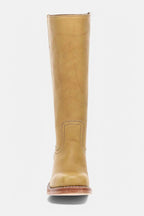 Millie | Women's Knee-High Leather Boots with Block Heel, Elegant Leather Boots | My Sweet Wardrobe