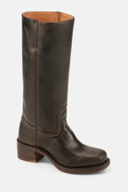 Millie | Women's Knee-High Leather Boots with Block Heel, Elegant Leather Boots | My Sweet Wardrobe