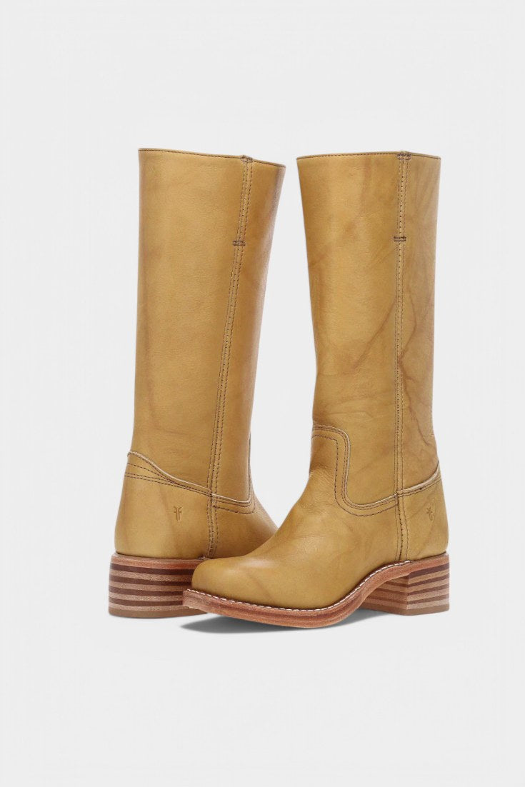 Millie | Women's Knee-High Leather Boots with Block Heel, Elegant Leather Boots | My Sweet Wardrobe