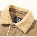 Mitchell | Men's Fleece-Lined Winter Coat, Warm Everyday Coat | Dressific | Army Green